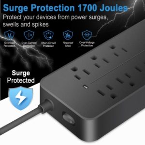 US Standard Power Strip Model SQ-PC2025-01A