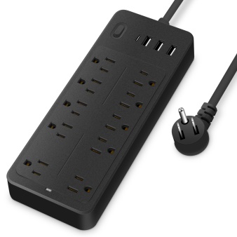 Smart Power Strip with 10 Outlets & USB Ports - Image 2