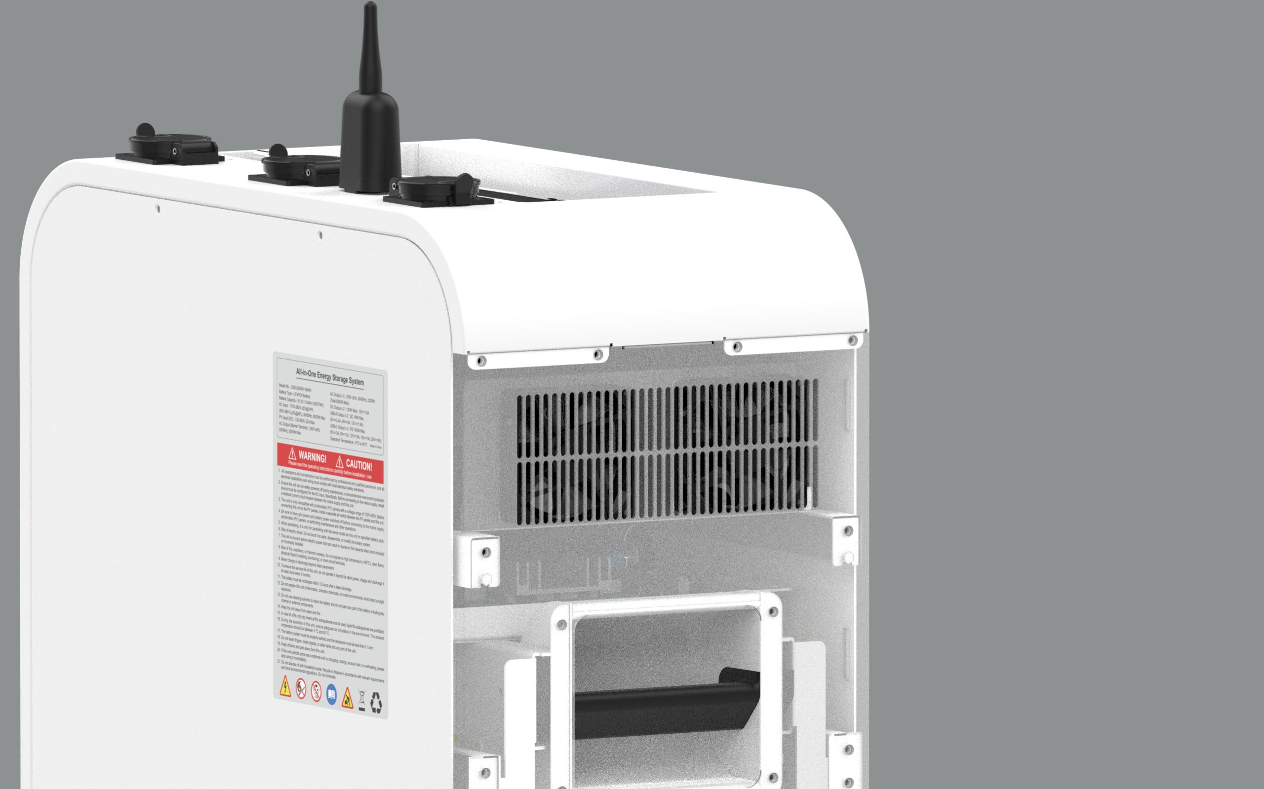 ESS 10kWh All-in-One Mobile Energy Storage System - Image 2