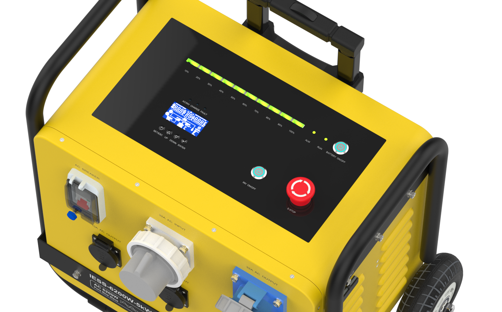 IESS-6200W 5kWh Mobile Construction Energy Storage Power Station - Image 4