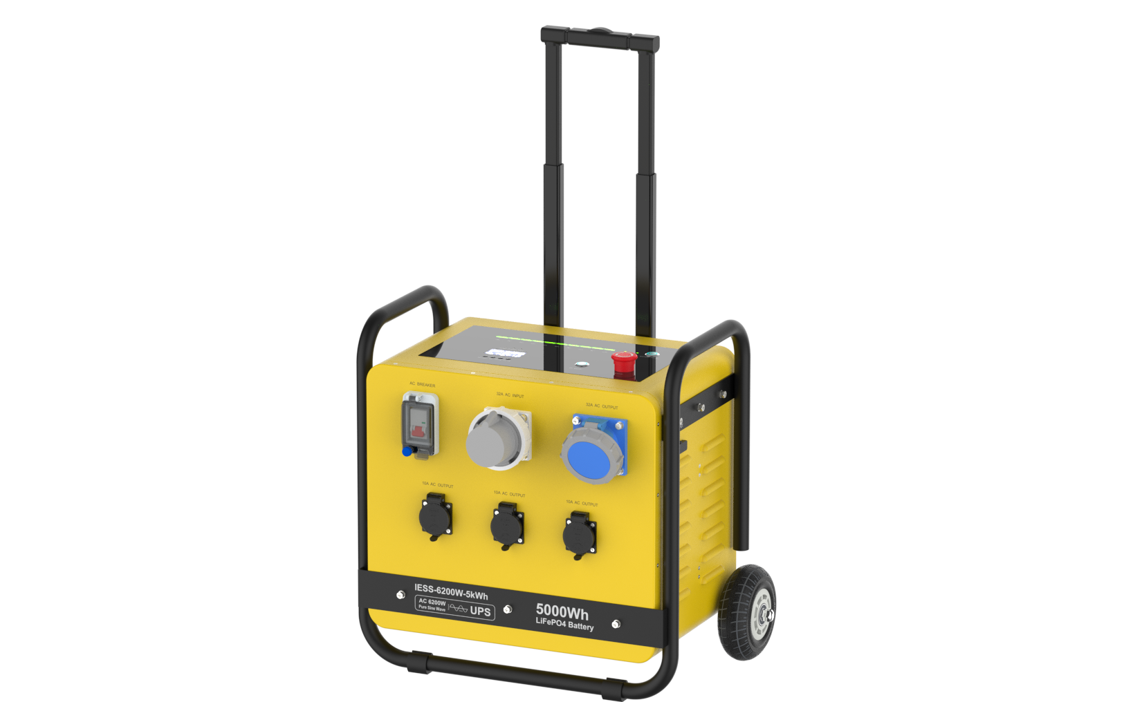 IESS-6200W 5kWh Mobile Construction Energy Storage Power Station - Image 3