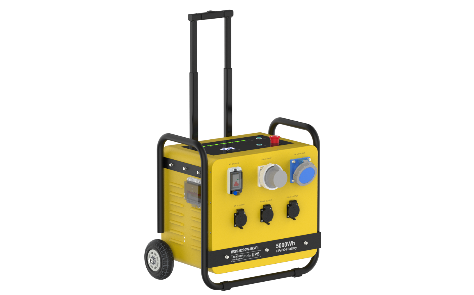IESS-6200W 5kWh Mobile Construction Energy Storage Power Station - Image 2